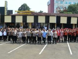 Sejumlah Ormas di Depok Mengikuti Apel di Polrestro Depok