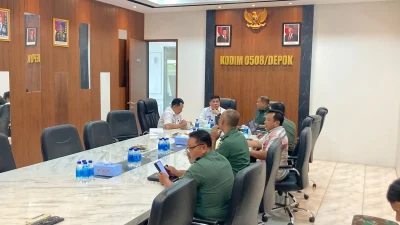 Sekda Kota Depok Mengikuti Rakor Karya Bakti Bersih-Bersih Sungai Jadetabek